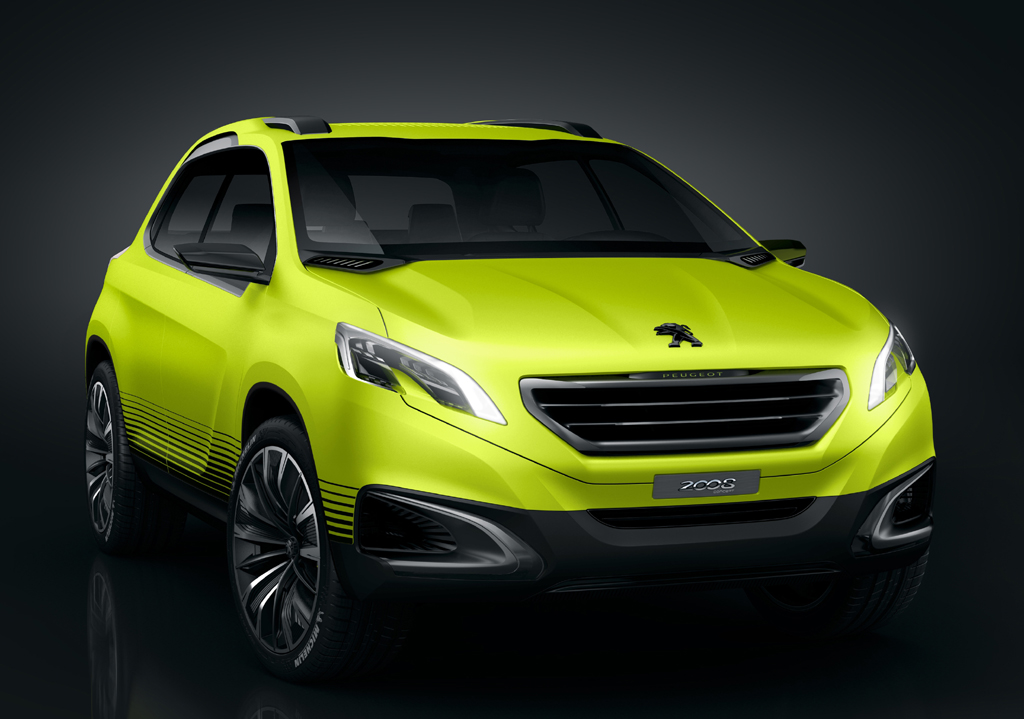 Noch als Studie: Peugeots Kompakt-SUV-Allradler 2008. 