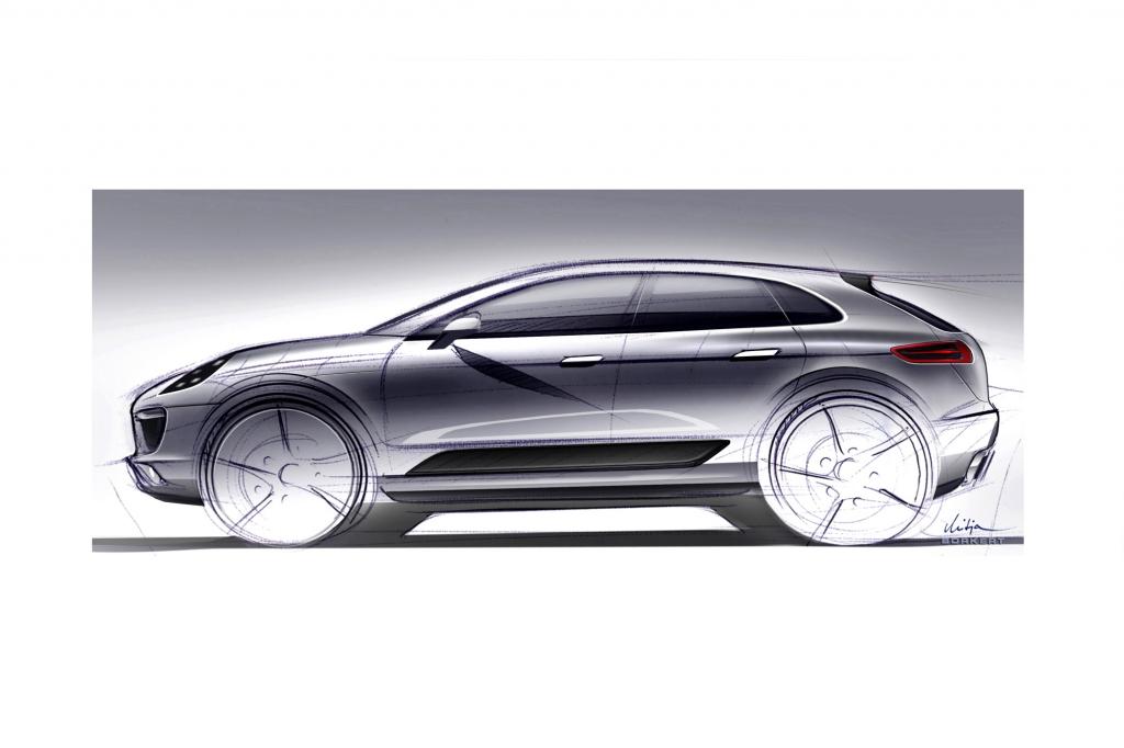 Offizielle Bilder vom Porsche Macan gibt es noch nicht