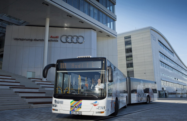 Schnellbus verbindet Ingolstädter Nordbahnhof mit Audi