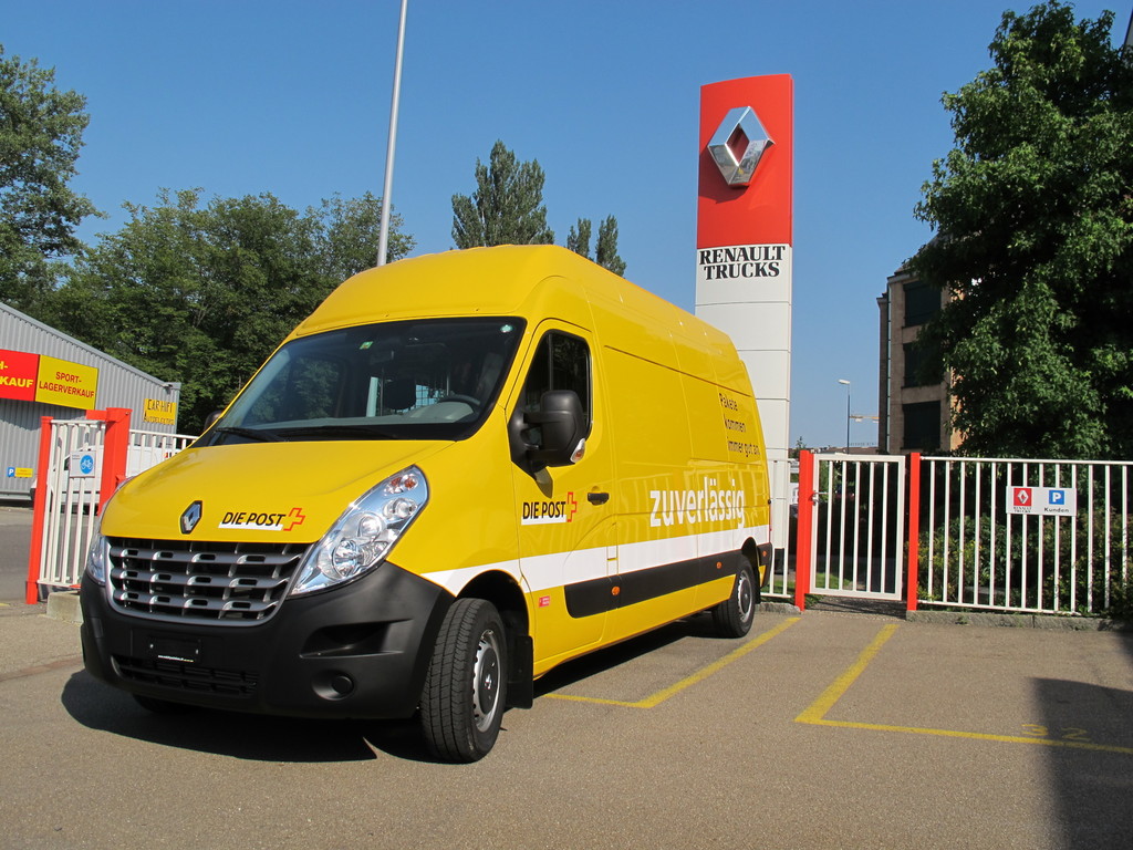 Schweizer Post erhält bis 2014 rund 1000 Renault Master
