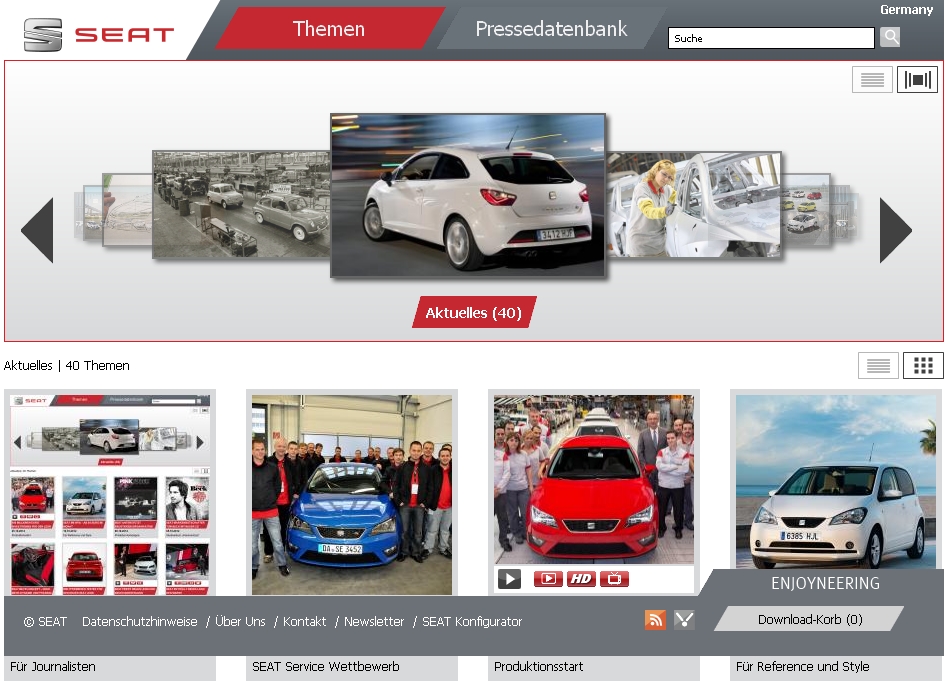 Seat startet neues Media Center