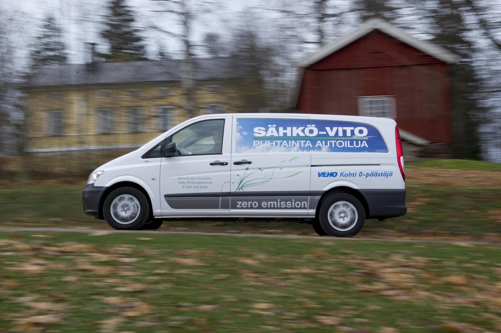 Zwölf Mercedes-Benz Vito E-Cell für Finnland