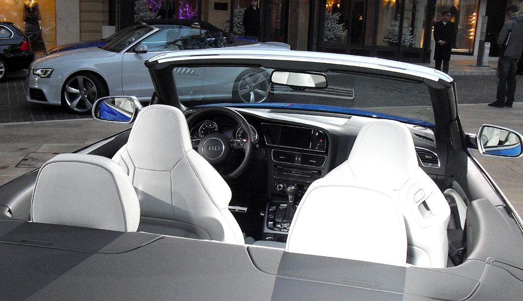 Audi RS5 Cabrio: Der offene RS5 ist für vier Personen ausgelegt. 