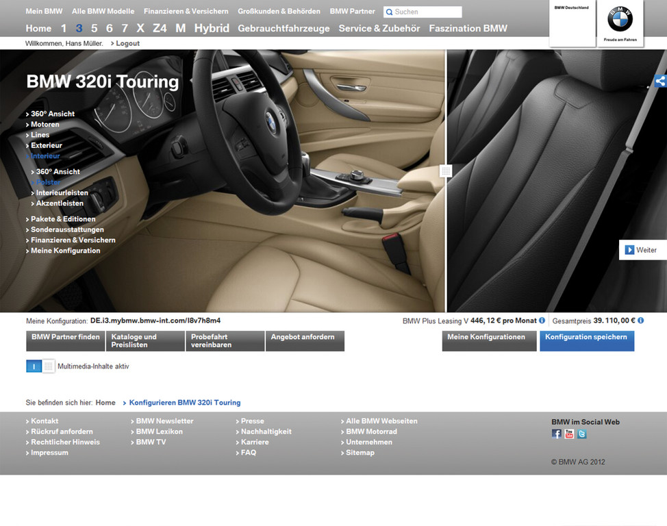 BMW hat neuen Internetauftritt