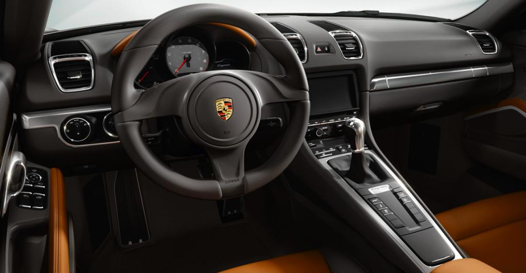 Blick ins Cockpit des zweisitzigen Sportcoupés. 
