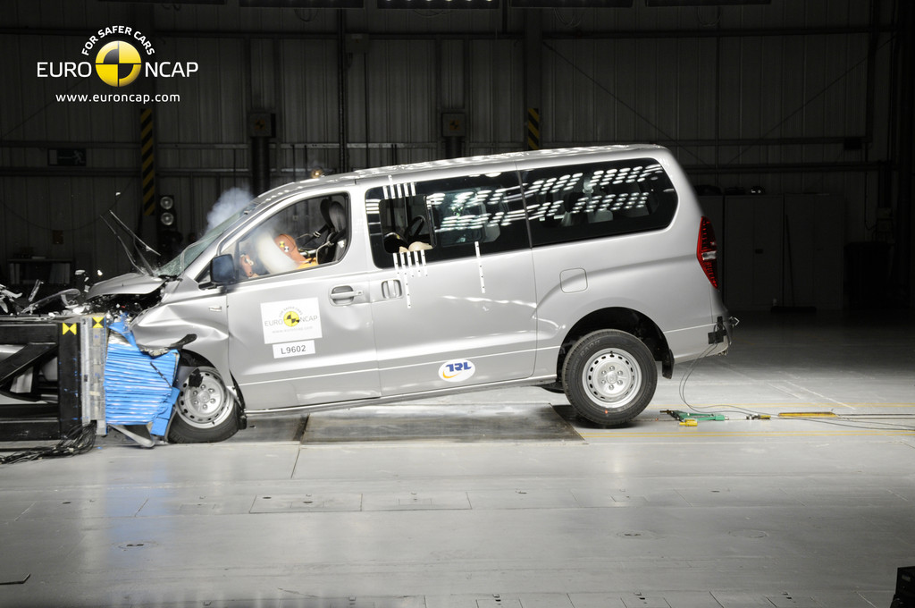Crashtest: Ford Transit Custom als einziger mit fünf Sternen
