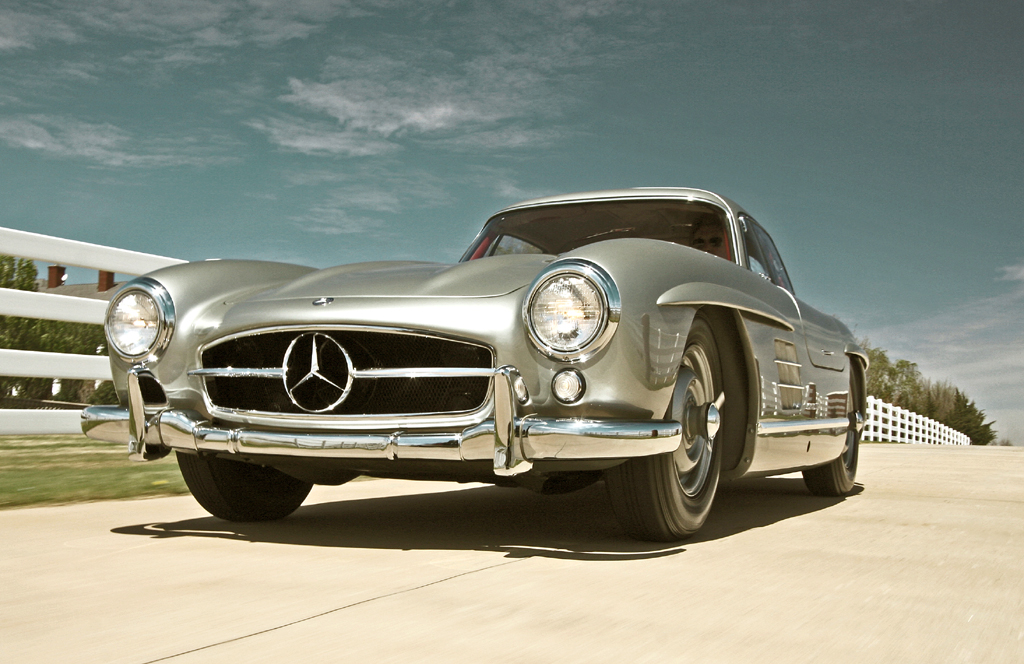 Das ist der andere Hammer: Clark Gables Flügeltüren-Coupé Mercedes 300 SL. 