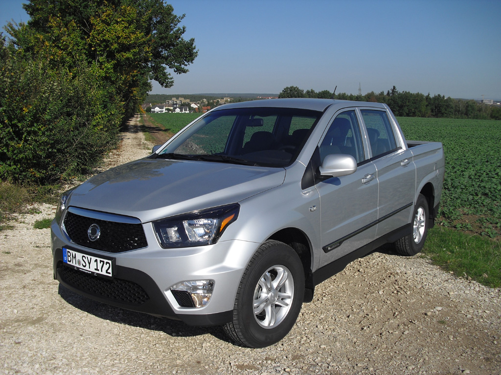 Deutlich gefälliger: SsangYong-Pickup Actyon Sports. 