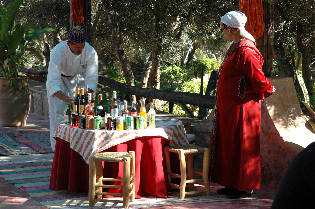 Freiluftbar in der Relaisstation 