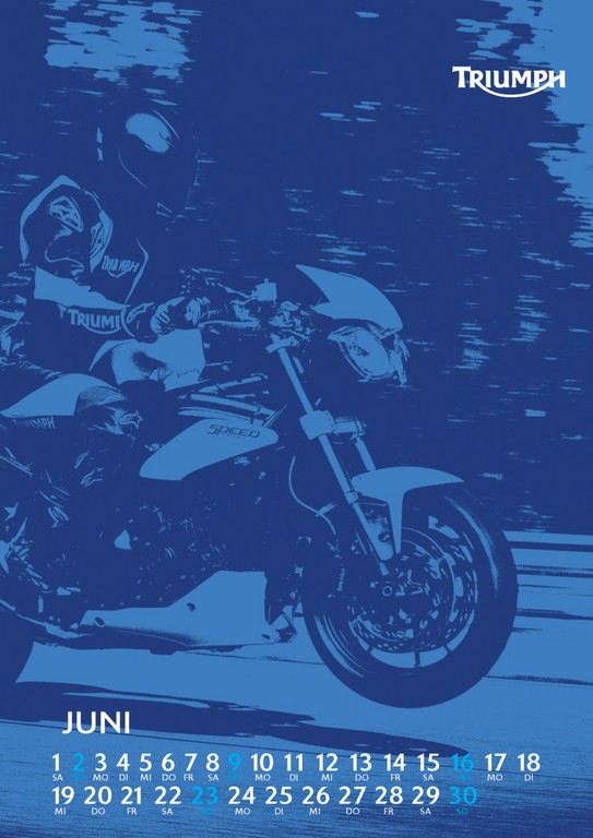 Künstlerischer Kalender von Triumph