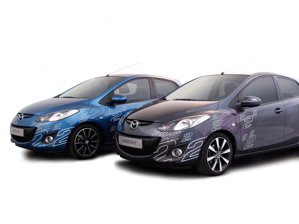 Mazda bietet Foliendesign für den Mazda2