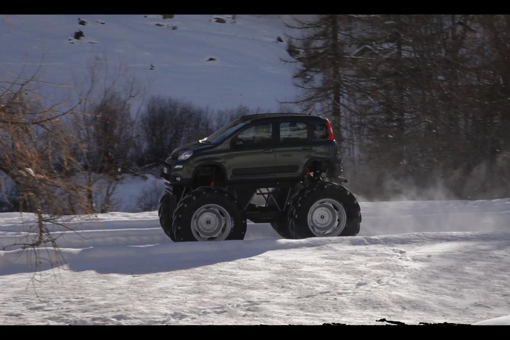Monstertruck-Version des Fiat Panda 4x4