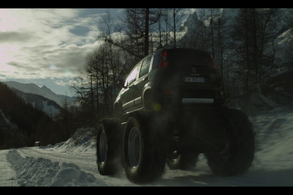 Monstertruck-Version des Fiat Panda 4x4