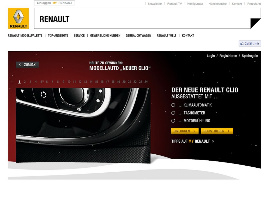 Renault verlost einen Clio