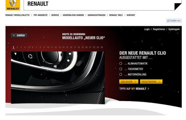 Renault verlost einen Clio