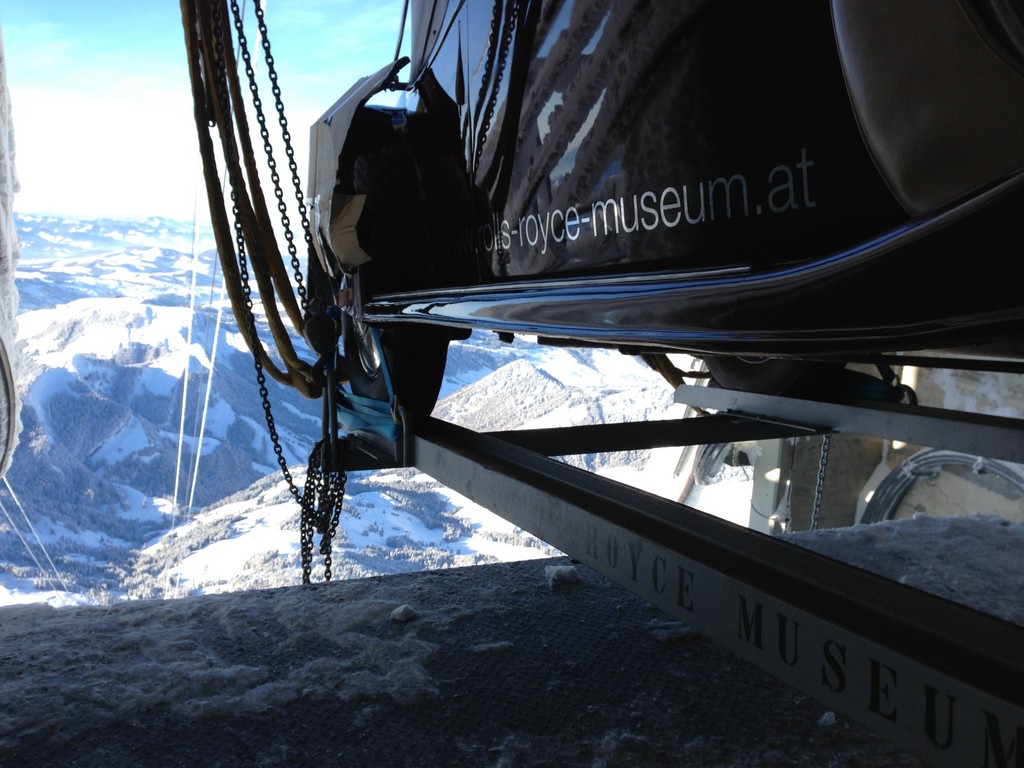 Rolls-Royce zeigt Phantom 2 auf dem Säntis-Gipfel