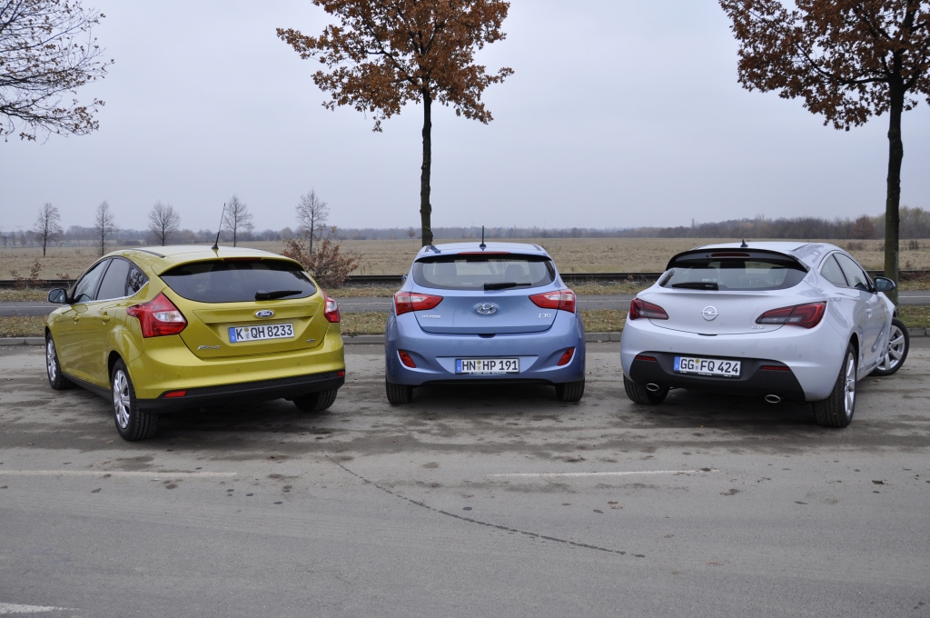 Vergleich Ford Focus, Opel Astra, Hyundai i30 - Zwischen Spaß und Vernunft