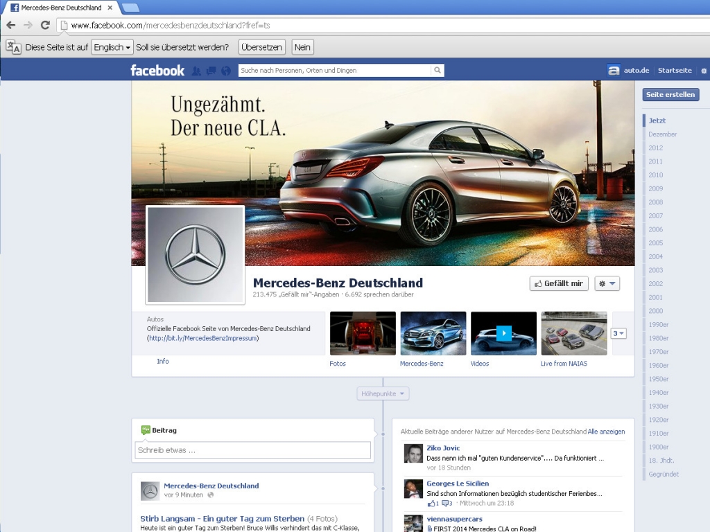 Analyse: Automobilmarken in Social-Media