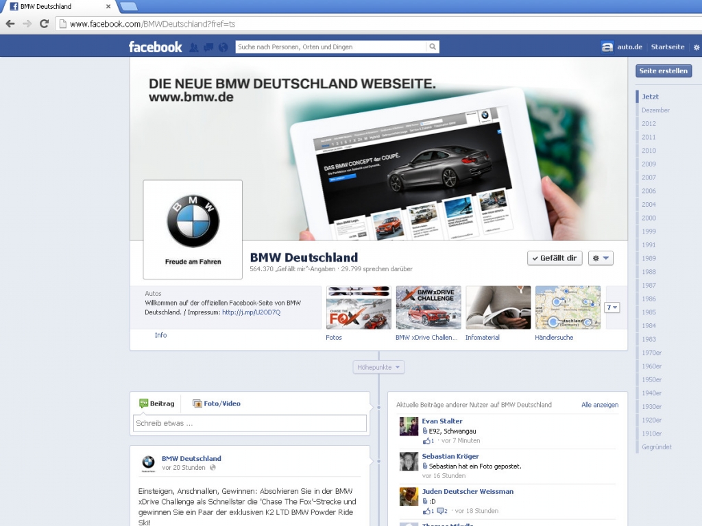 Analyse: Automobilmarken in Social-Media