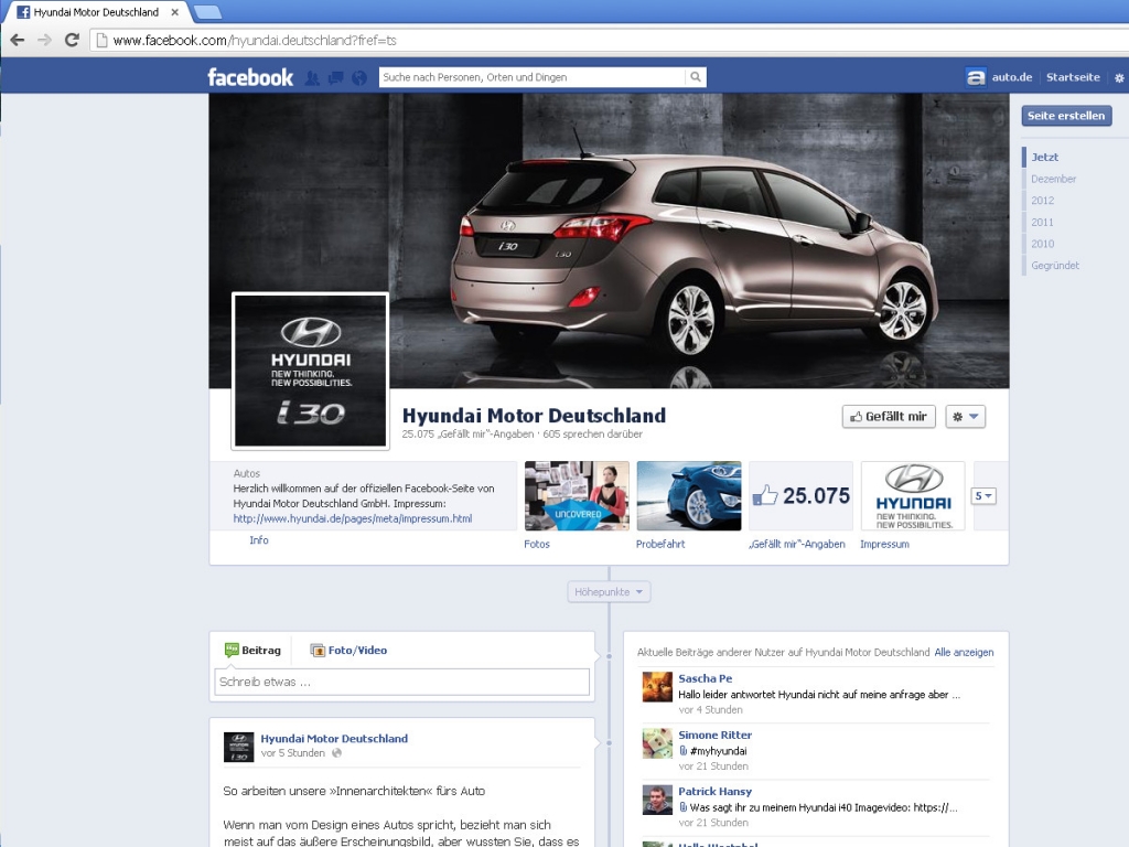 Analyse: Automobilmarken in Social-Media