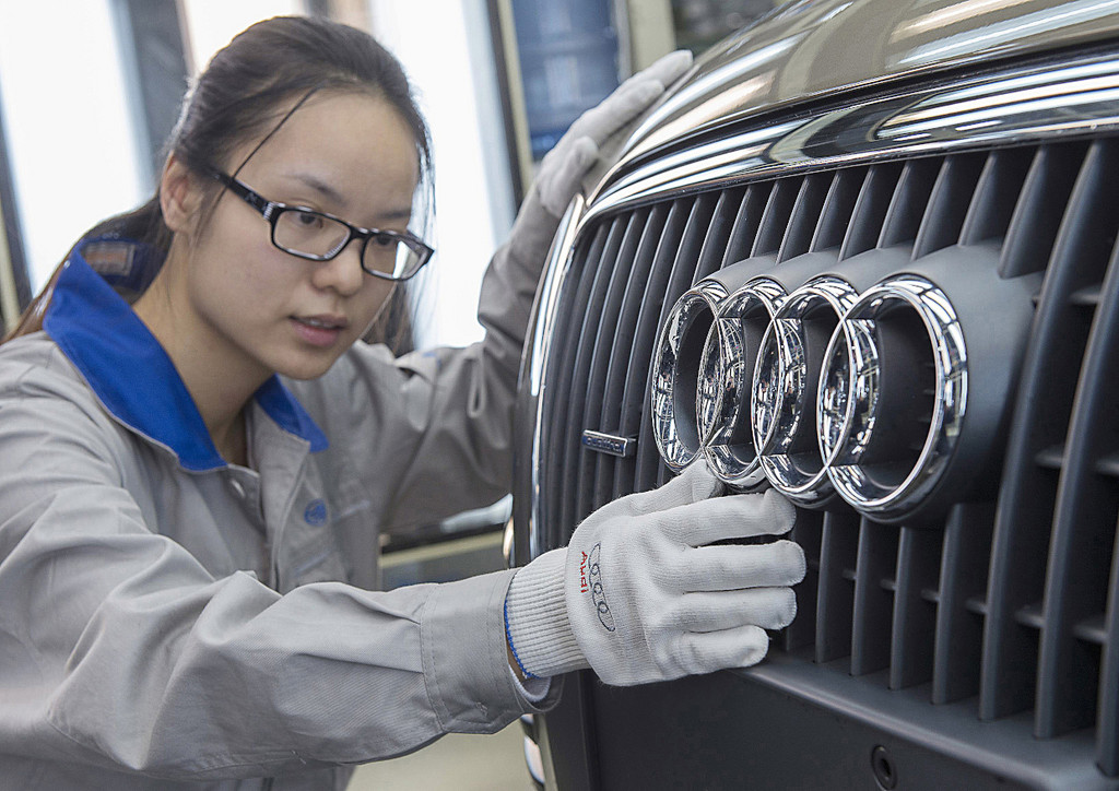 Audi lieferte erstmals über 400 000 Autos in China aus