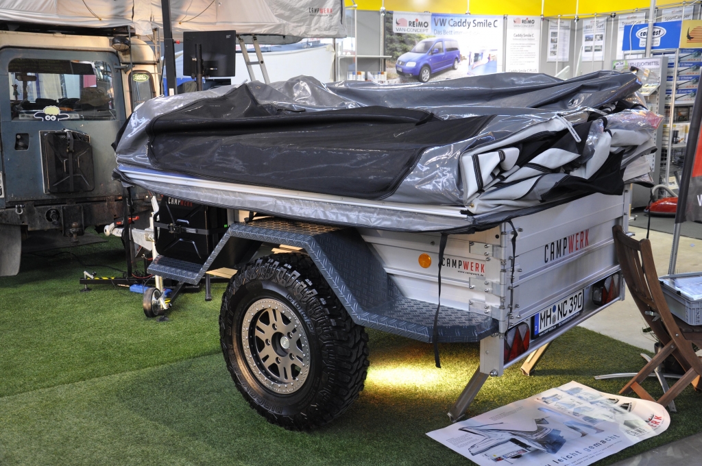 CMT Stuttgart 2013: Camper, Multifunktionsanhänger und Hubdachwohnwagen