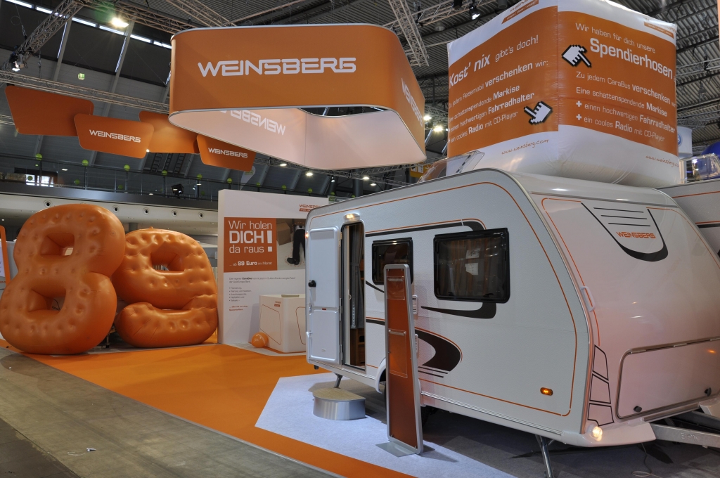 CMT Stuttgart 2013: Caravans – Flaggschiffe und praktische Wohnanhänger
