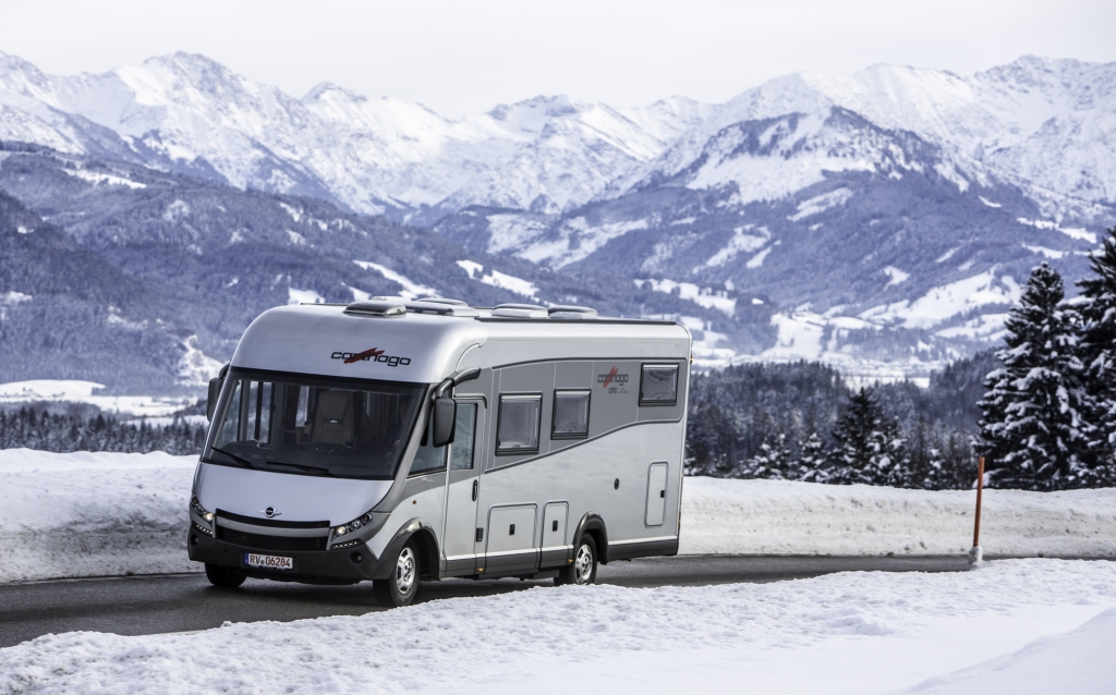 Carthago lädt zum Wintercamping in die Alpen