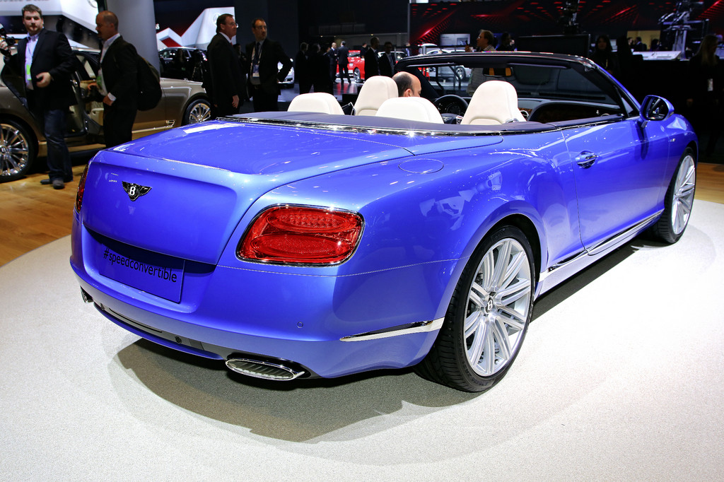 Detroit 2013: Bentley präsentiert schnellstes viersitziges Cabrio der Welt