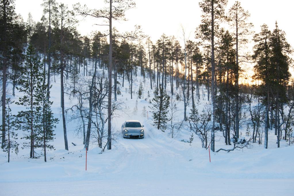Driften hinter dem Polarkreis 