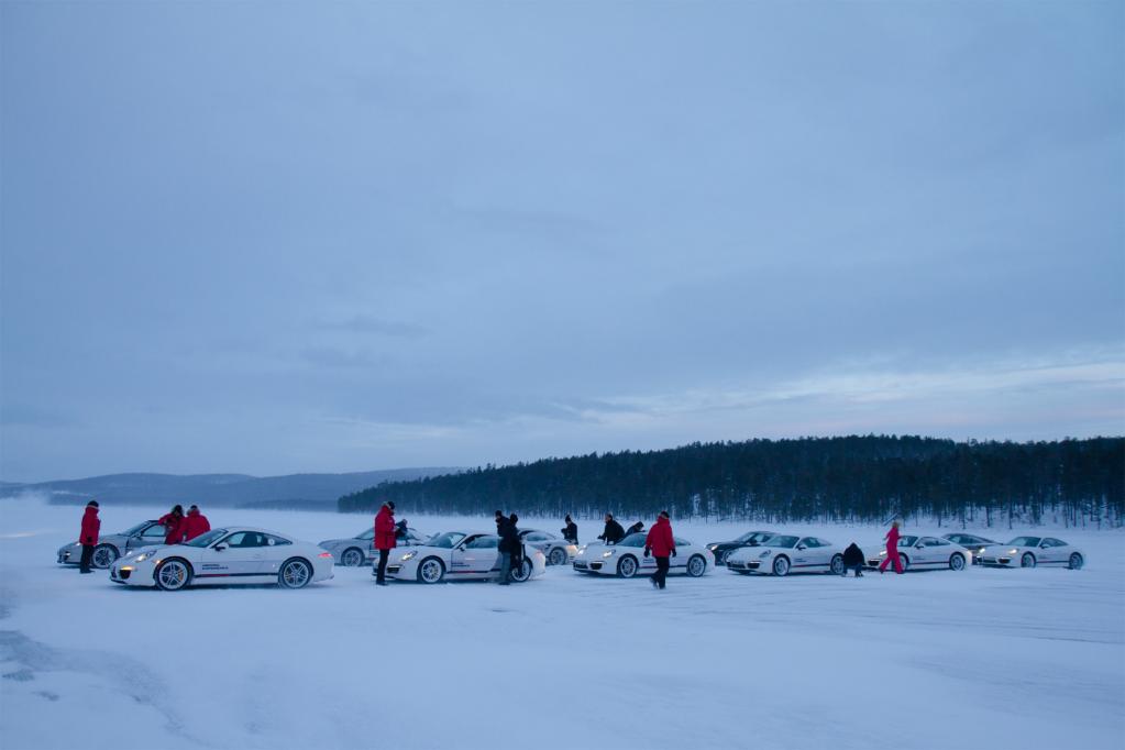 Driften hinter dem Polarkreis 