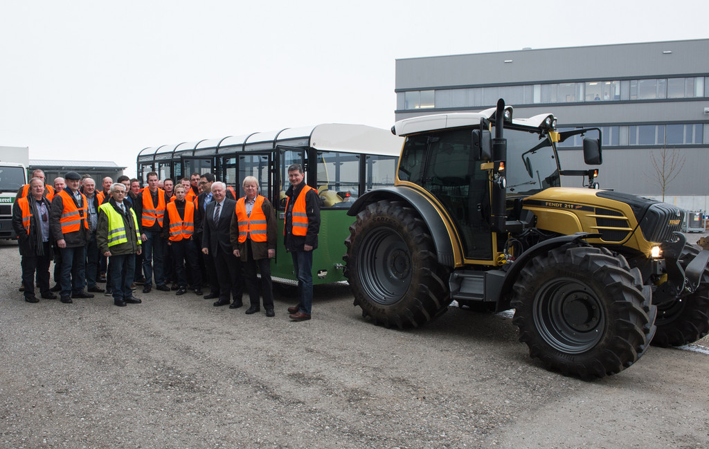 Erste Werksführung im neuen Fendt-Werk