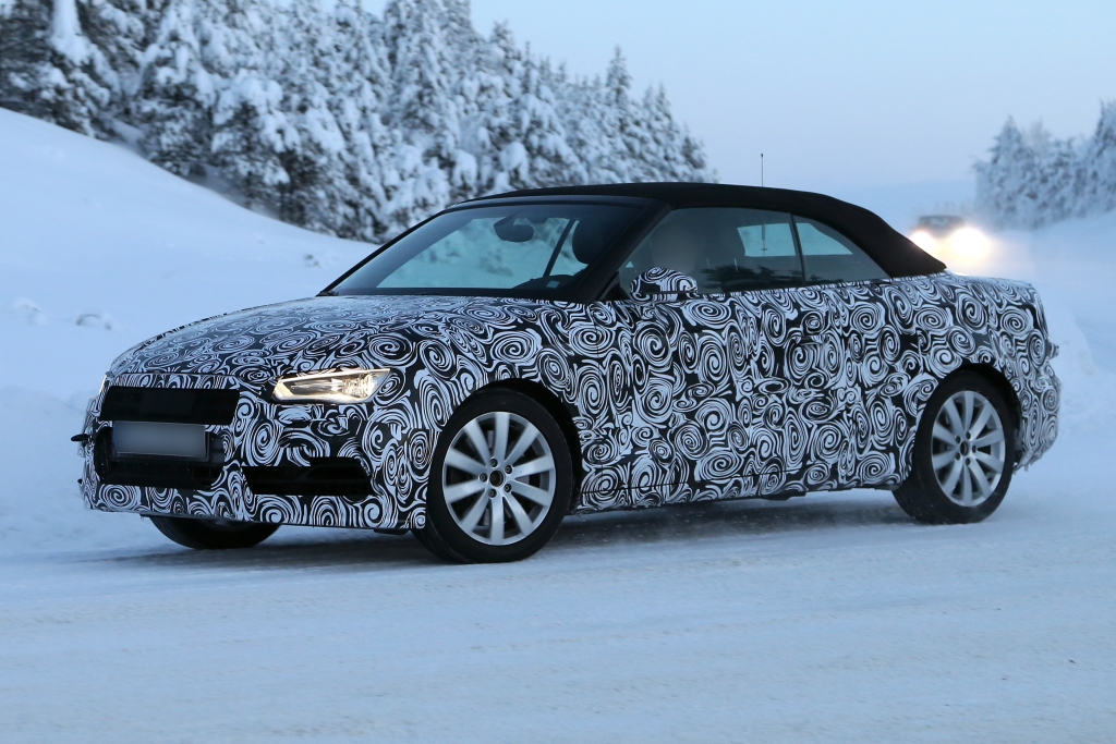 Erwischt: Erlkönig Audi A3 Cabrio – Oben Ohne im Schnee