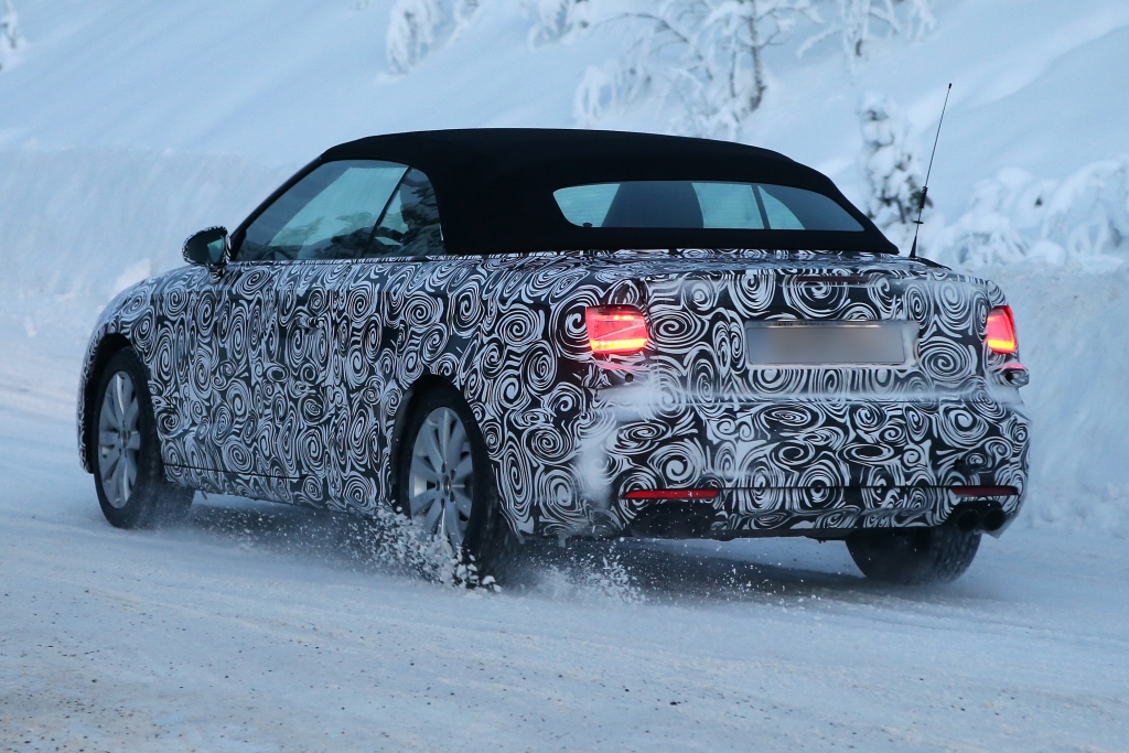 Erwischt: Erlkönig Audi A3 Cabrio – Oben Ohne im Schnee