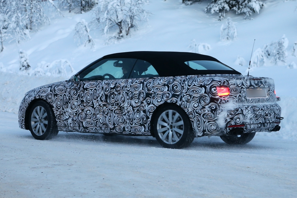 Erwischt: Erlkönig Audi A3 Cabrio – Oben Ohne im Schnee