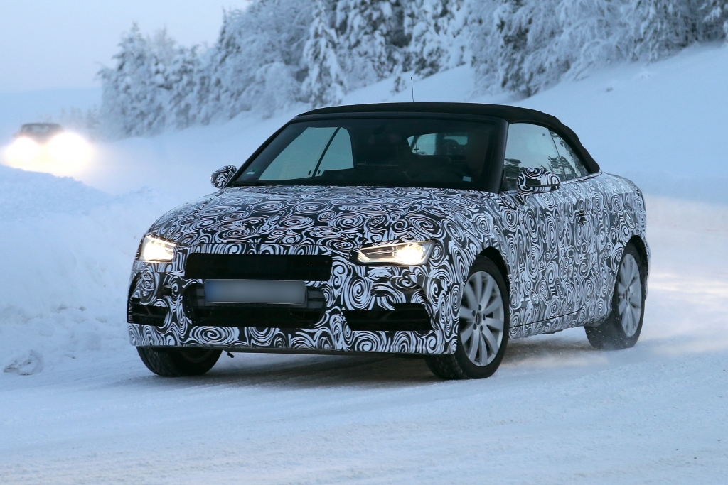 Erwischt: Erlkönig Audi A3 Cabrio – Oben Ohne im Schnee