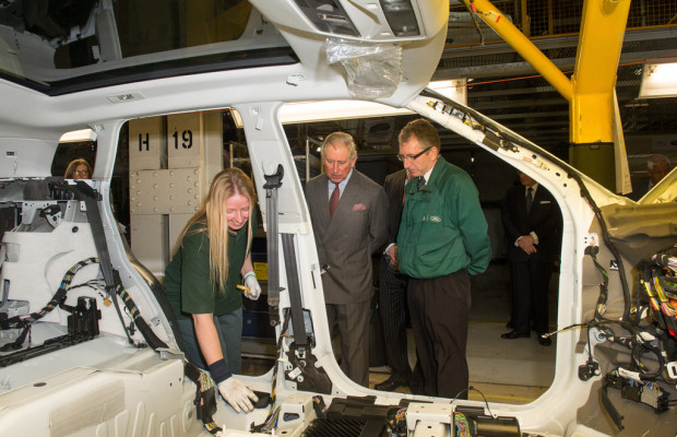 Fünf Freelander als Gastgeschenk an Prinz Charles