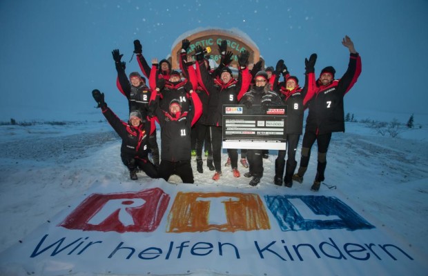Für einen guten Zweck durch Schnee und Eis