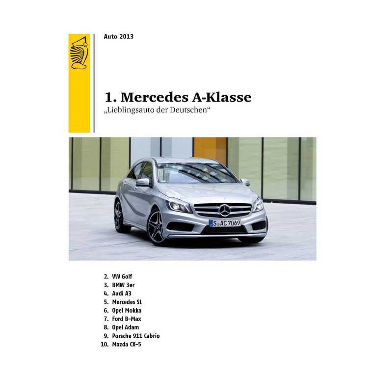 Gelber Engel: Mercedes-Benz A-Klasse 
