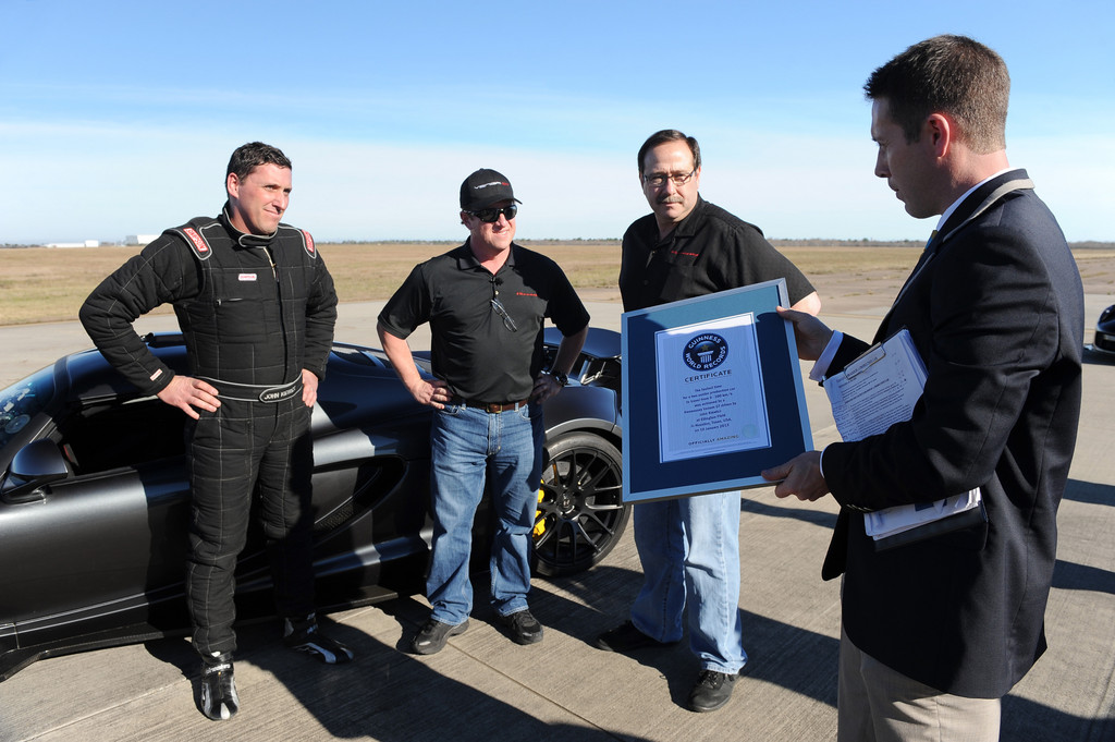 Hennessey Venom GT stellt Weltrekord auf