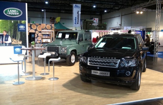 Land Rover mit Zubehör auf der 