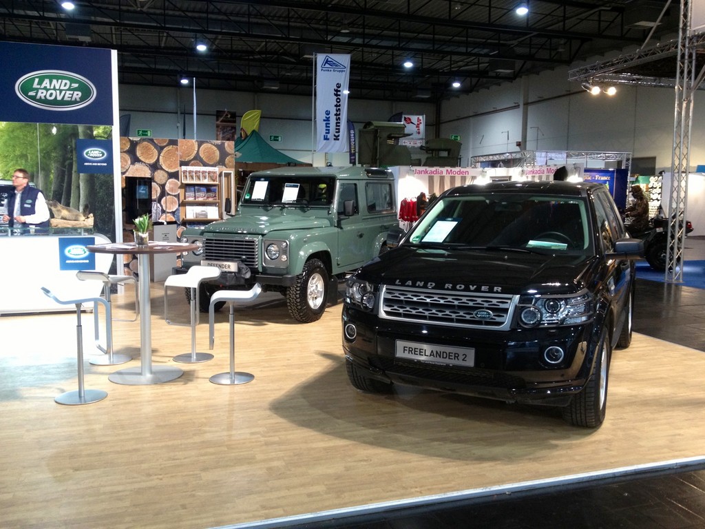 Land Rover mit Zubehör auf der 