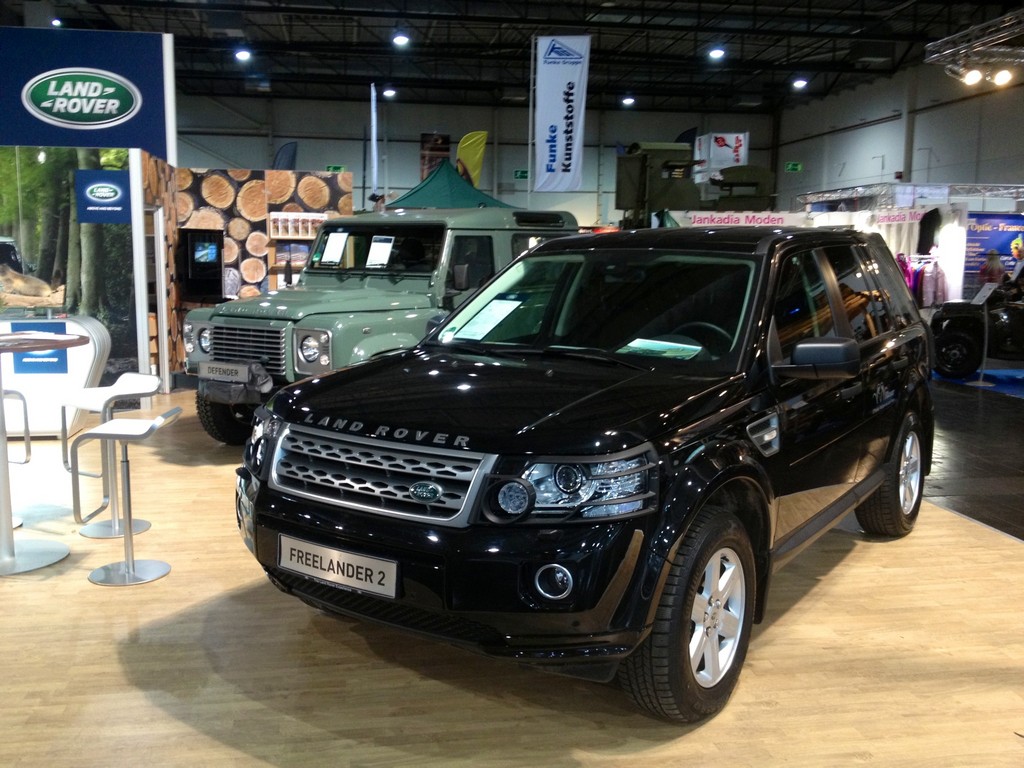 Land Rover mit Zubehör auf der 