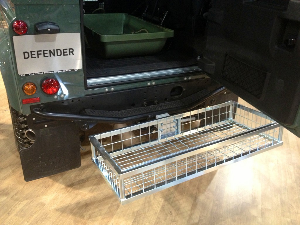 Land Rover mit Zubehör auf der 