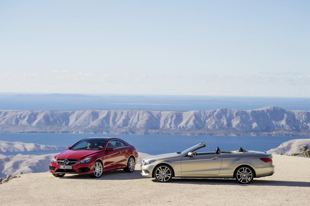 Mercedes hat Cabrio und Coupe der E-Klasse geliftet