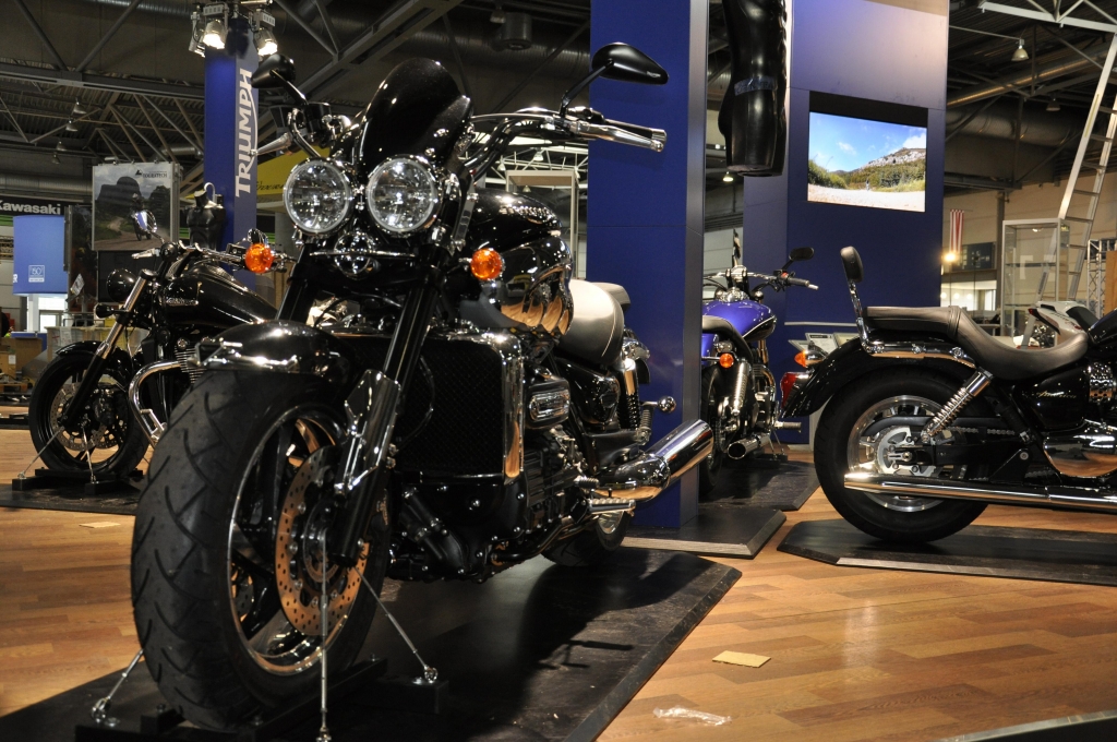 Motorrad Messe Leipzig 2013: Coole Bikes und heiße Shows
