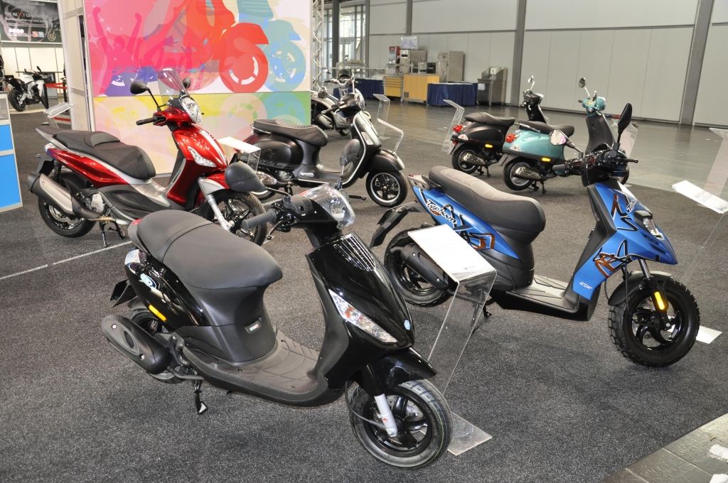 Motorrad Messe Leipzig 2013: Scooter, Großroller, Quads und ATVs