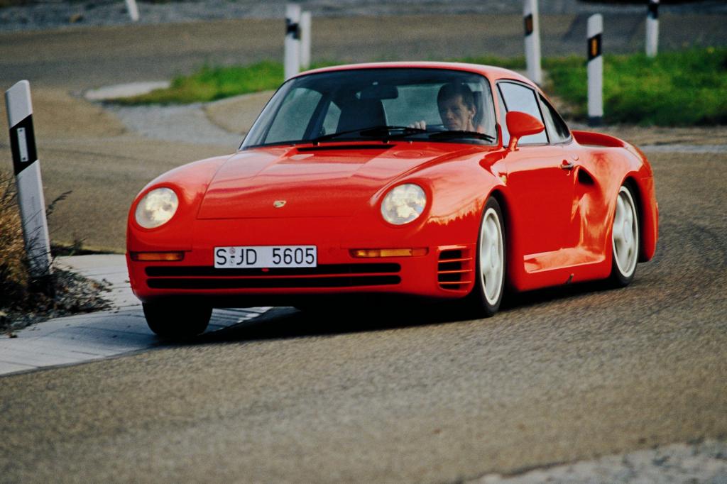 Porsche 959 mit Walter Roehr 1986