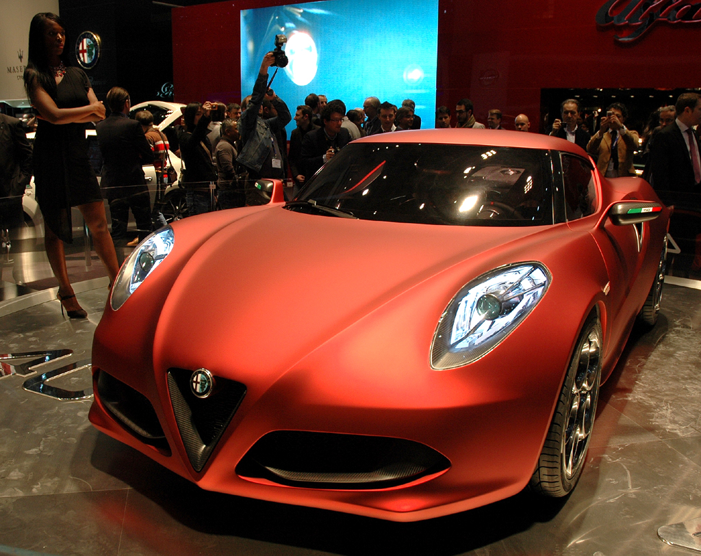 Premieren 2013: Alfa Romeo 4C, hier noch als Konzeptauto. 
