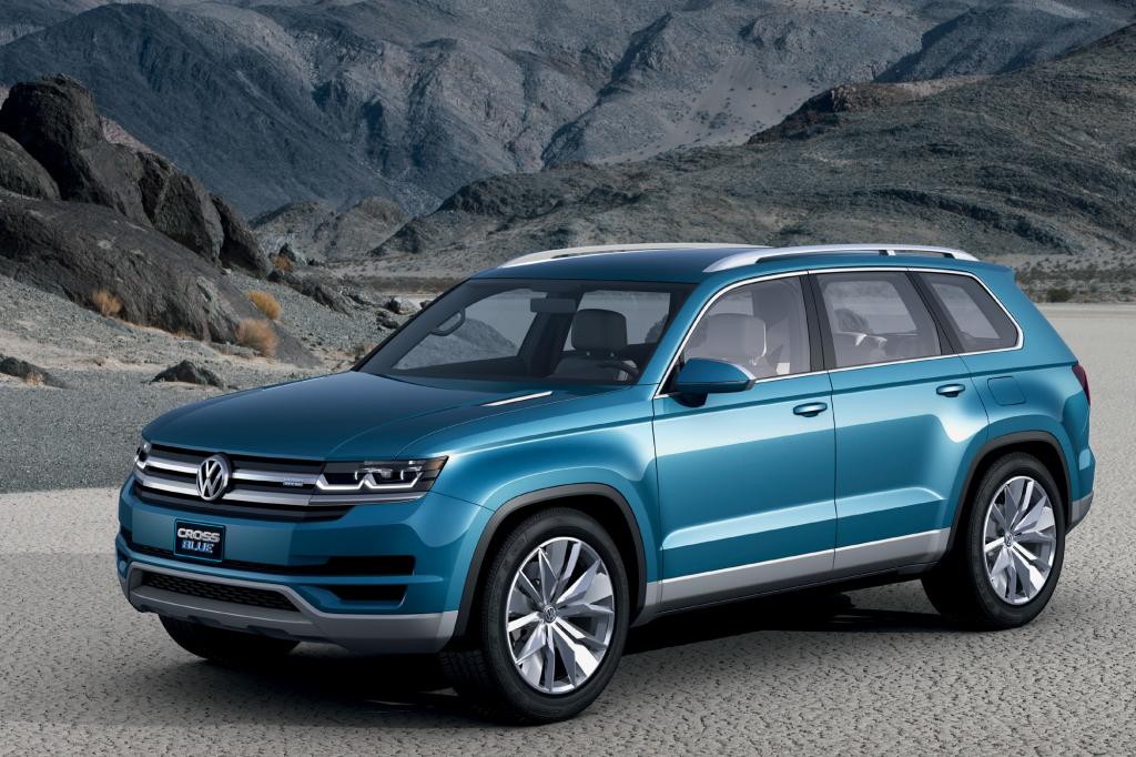 SUV-Studie VW Crossblue - Sechs Sitze und zwei E-Motoren